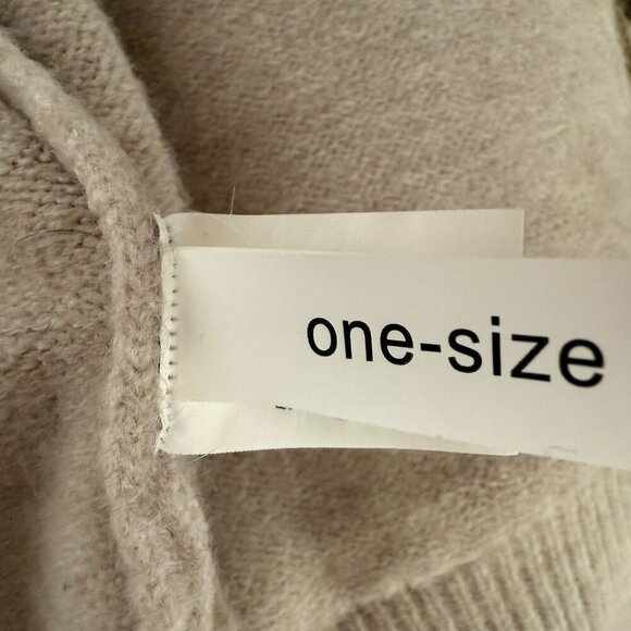 Shein Cozy Oversized Cream Cardigan with Buttons Size M - Picture 3 of 9